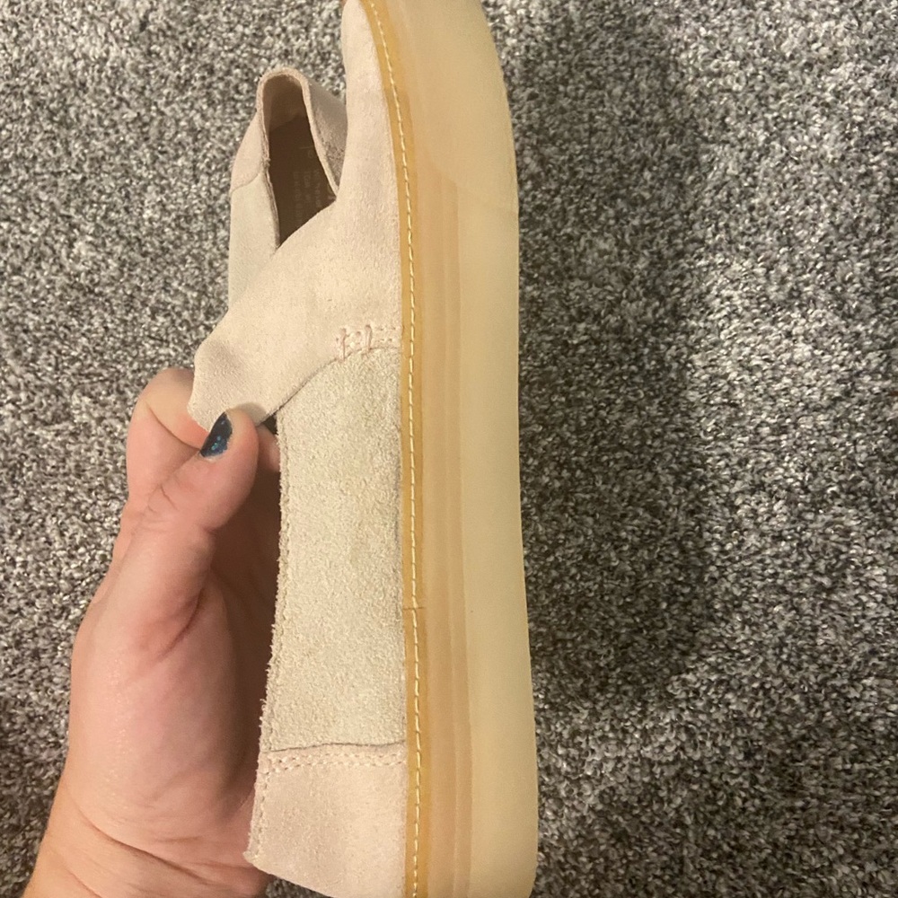 Toms slip on blush color size 9 sunset suede - Picture 6 of 10